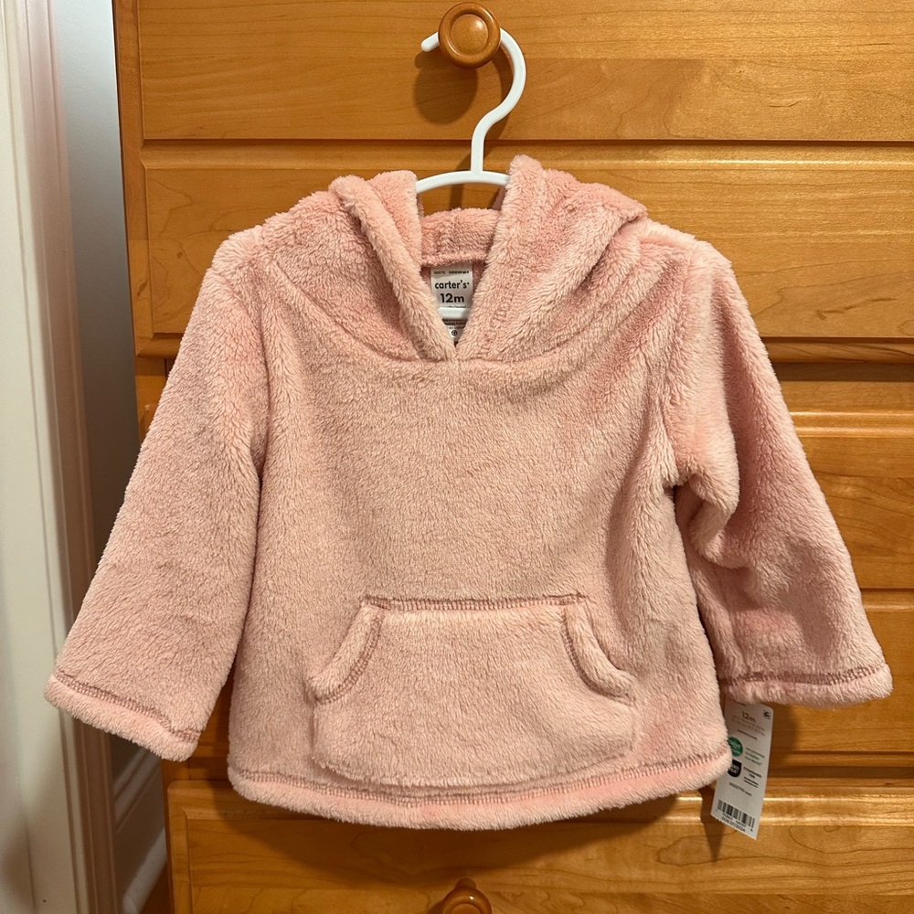 Carter's Pink Fleece Hoodie